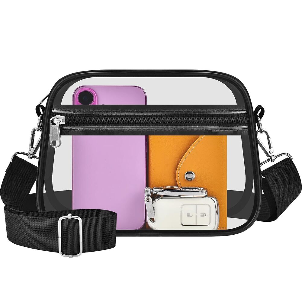 Clear Bag for Stadium Events, Clear Women's Satchel Handbags Stadium